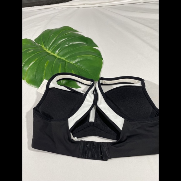 NWT Le Mystere‎ [ 32C ] Wireless Sports Bra in Black White - Picture 8 of 12